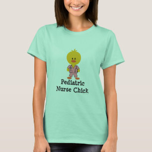 Paediatrics Nurse Chick Ringer T shirt