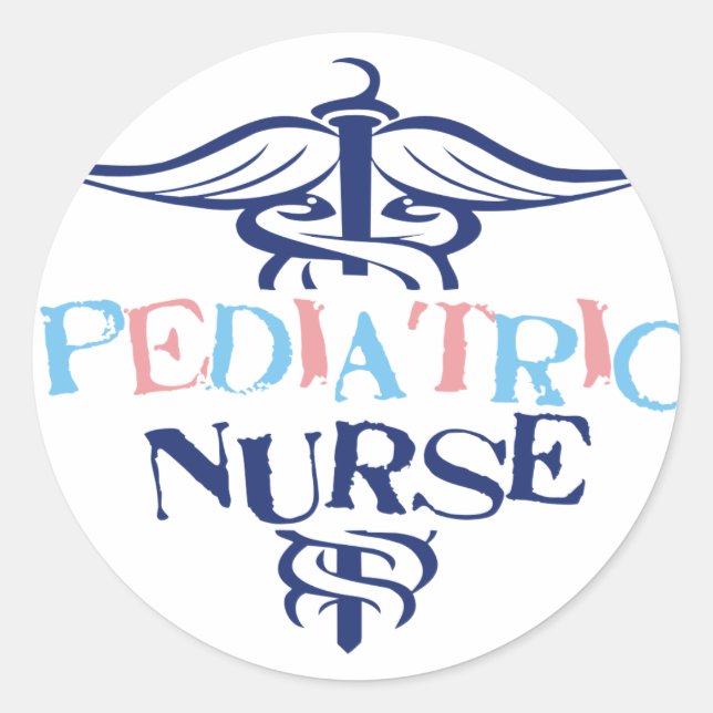 Paediatrics Nurse Classic Round Sticker (Front)