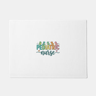 Paediatrics Nurse Dinosaur Vintage Style Shirt Des Doormat
