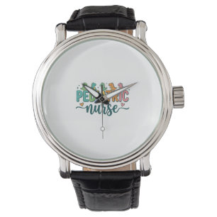 Paediatrics Nurse Dinosaur Vintage Style Shirt Des Watch