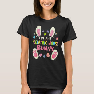 Paediatrics Nurse Easter Family Party Bunny Face C T-Shirt