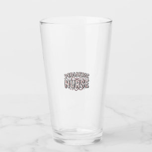 Paediatrics Nurse Floral Vintage Engraving Design_ Glass