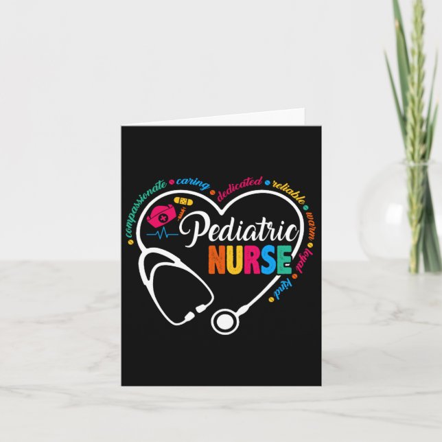 Paediatrics Nurse Future Nurse Nursing School Nurs Card (Front)