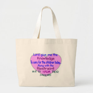 Paediatrics Nurse Gifts--Hilarious sayings Large Tote Bag