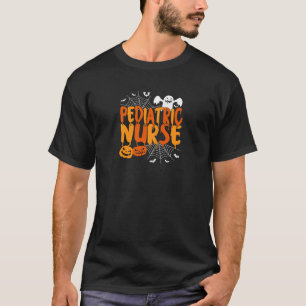 Paediatrics Nurse Halloween PICU Paediatrics Emerg T-Shirt