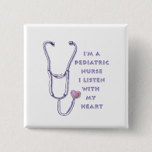 Paediatrics Nurse Heart pin