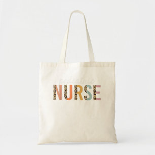Paediatrics Nurse Leopard Print Nursing School Wom Tote Bag