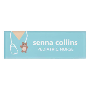 Paediatrics Nurse  Name Tag