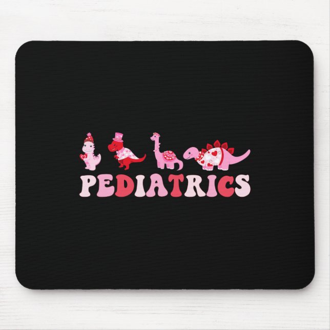 Paediatrics Nurse Peds Nursing Cute Dinosaurs Vale Mouse Pad (Front)