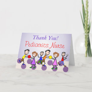 Paediatrics Nurse "Thank You" Card