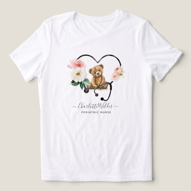 Paediatrics Nurse  Tri-Blend Shirt (Design Front)