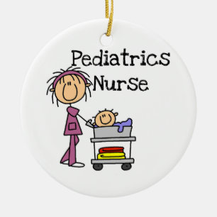 Paediatrics Nurse Tshirts and Gifts Ceramic Tree Decoration