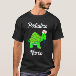 Paediatrics Nurse Turtle Cute Tortoise Nursing Onc T-Shirt
