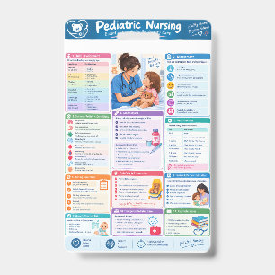 Paediatrics Nursing Reference Badge – Nursing Stud ID Badge