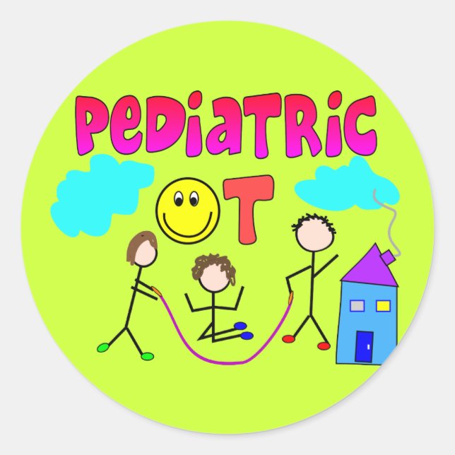 Paediatrics Occupational Therapist Gifts Classic Round Sticker (Front)