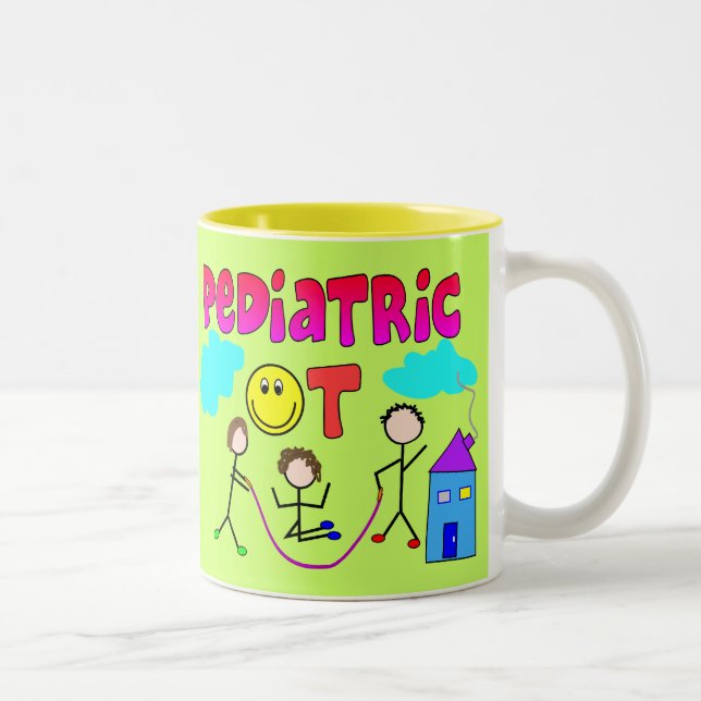 Paediatrics Occupational Therapist Gifts Two-Tone Coffee Mug (Right)