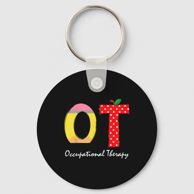 Paediatrics Occupational Therapy Back To School Ot Key Ring (Front)
