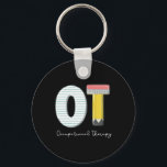 Paediatrics Occupational Therapy Cute Pencil Back  Key Ring<br><div class="desc">Paediatrics Occupational Therapy Cute Pencil Back To School</div>