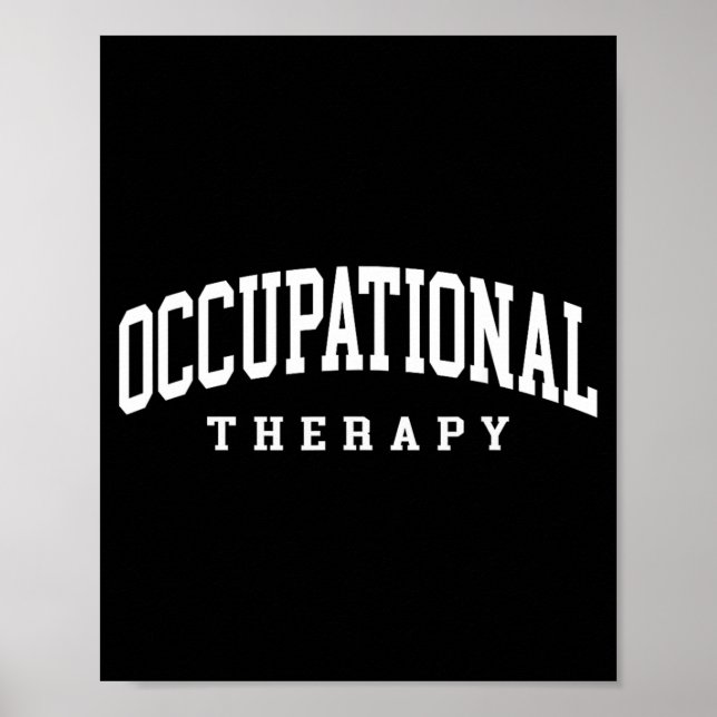 Paediatrics Occupational Therapy Occupational Poster (Front)