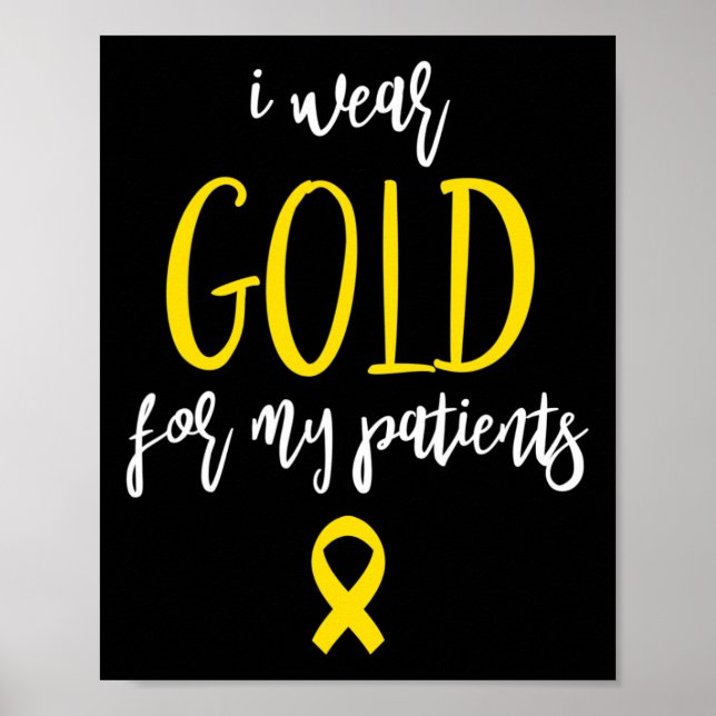 Paediatrics Oncology Nurse Gifts For Women Childho Poster (Front)