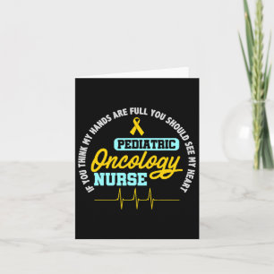 Paediatrics Oncology Nurse Rn Ribbon Ekg Cancer Nu Card