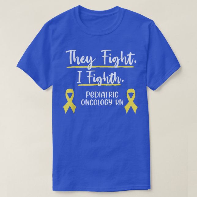 Paediatrics Oncology Nurse Shirt RN Childhood Canc (Design Front)