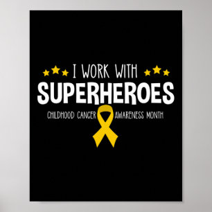 Paediatrics Oncology Rn Nurse Oncologist Ribbon  Poster