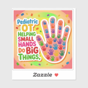 Paediatrics OT Helping Small Hands Sticker
