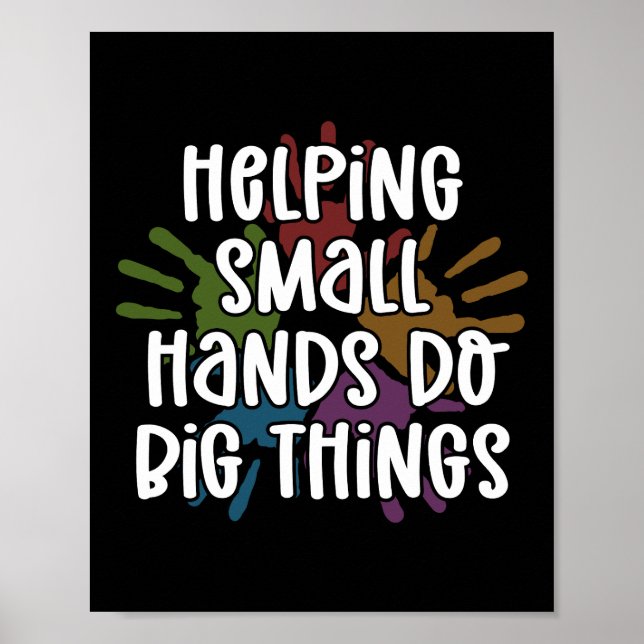 Paediatrics OT Occupational therapist OT Gifts Poster (Front)