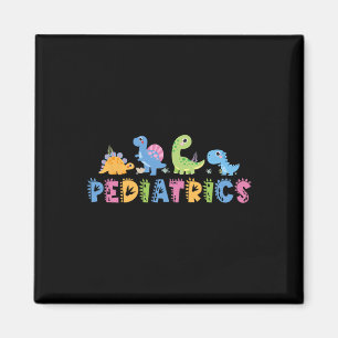 Paediatrics Paediatrics Squad Nurse Dinosaur Cute  Magnet