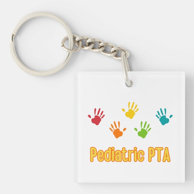 Paediatrics Physical Therapist Assistant Key Ring (Front)