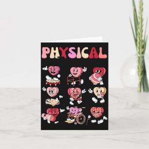 Paediatrics Physical Therapy Pt Pta Happy Valentin Card