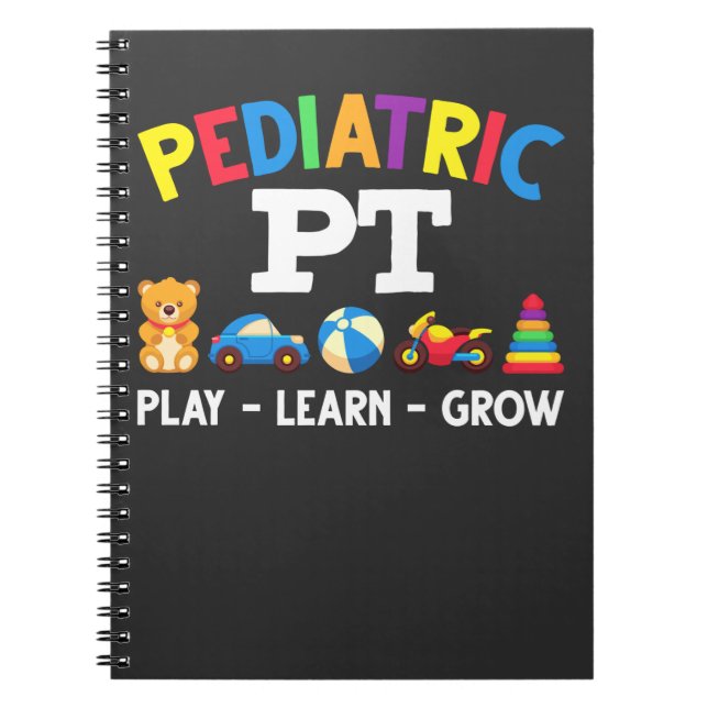Paediatrics PT Kids Physical Therapy Paediatrician Notebook (Front)