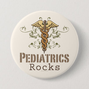 Paediatrics Rock Paediatrician Button