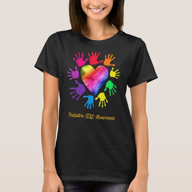 Paediatrics Sle Awareness Hands Paediatrics Sle T-Shirt (Front)