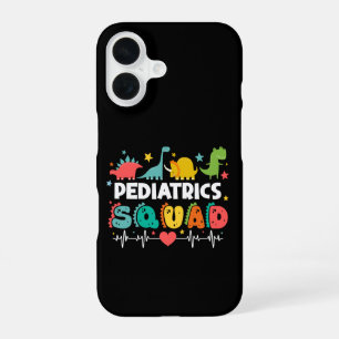 Paediatrics Squad Dinosaur Nurse Medical Team Funn iPhone 16 Case
