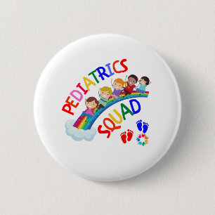 Paediatrics Squad - Paediatrics Paediatrician Gift 6 Cm Round Badge