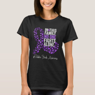 Paediatrics Stroke Awareness Month Purple Ribbon T-Shirt
