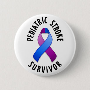 Paediatrics Stroke Survivor Button