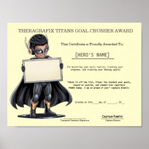 Paediatrics Therapy Calm & Capable Award Poster