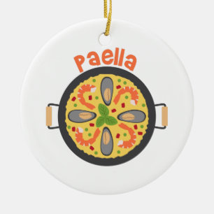Paella Ceramic Ornament