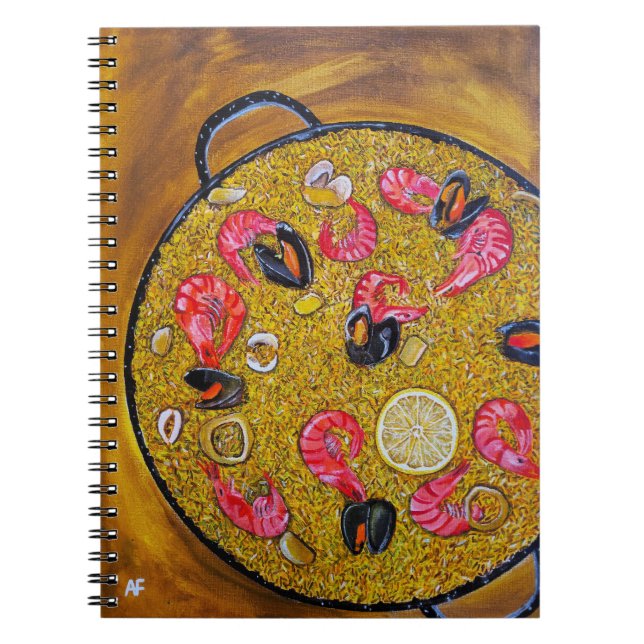 Paella De Marisco Notebook (Front)