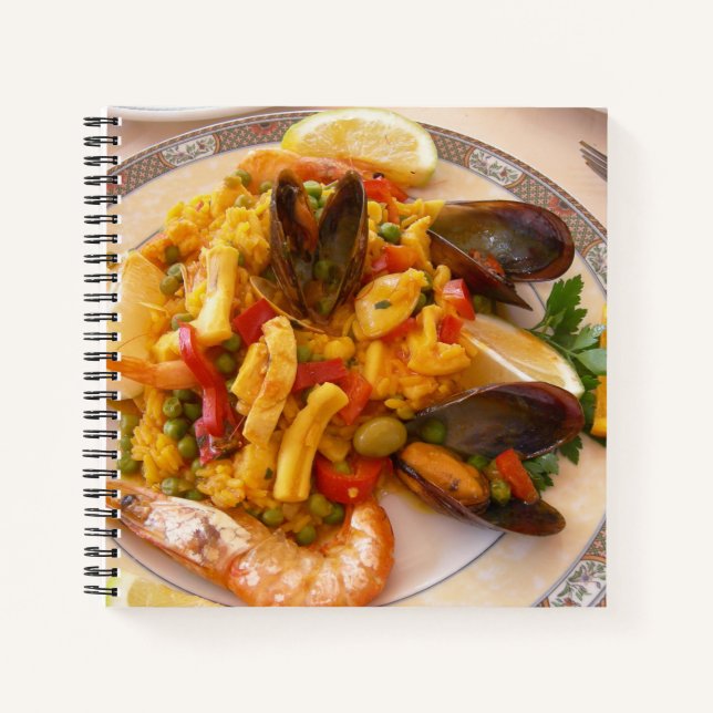 Paella Food Notebook (Front)