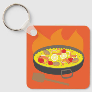 Paella Key Ring