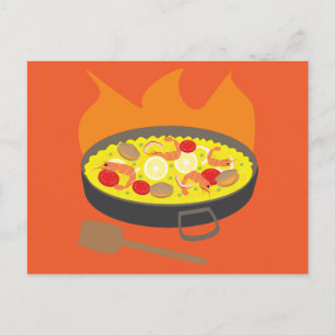Paella Postcard