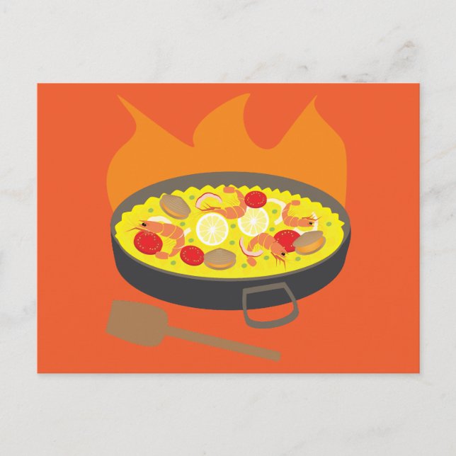 Paella Postcard (Front)