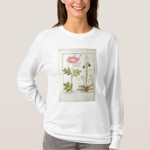 Paeonia or Peony, and Orchis myanthos T-Shirt