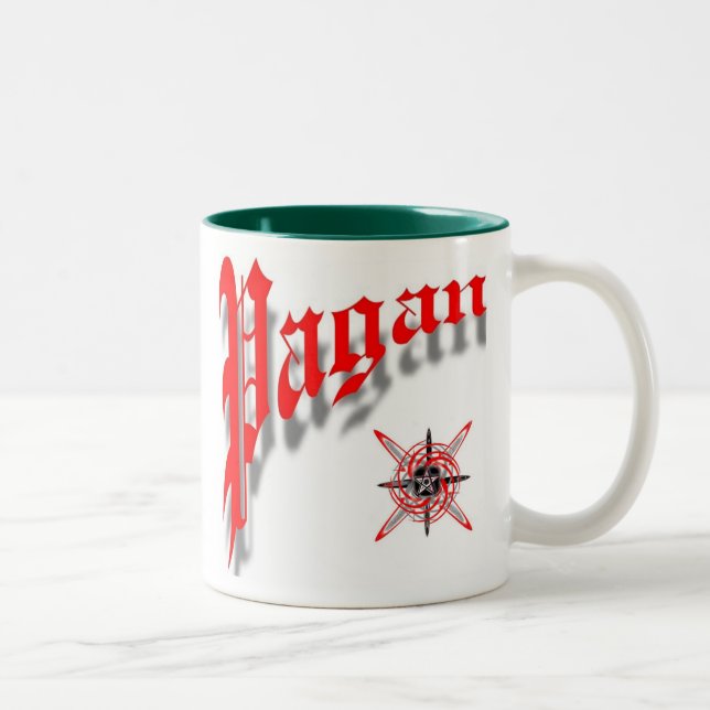 Pagan And Proud of It Two-Tone Coffee Mug (Right)