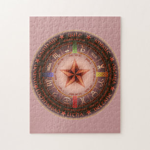 pagan calendar jigsaw puzzle