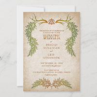 Pagan Celtic Autumn Foliage Wedding